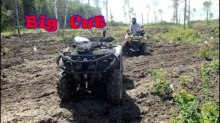 Across Wicked Cutover on Can Am ATV's rough as hell