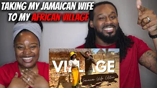 🇯🇲/🇿🇼 American Couple Reacts "Zimbabwean Husband Takes Jamaican Wife To His African Village"