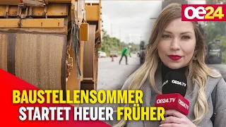 Baustellensommer startet heuer früher