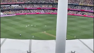 rory burns bowled on ball 1 of ashes