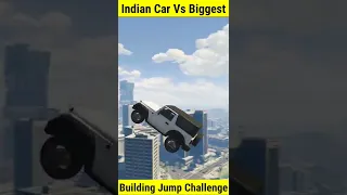 Indian Cars Vs Biggest Building Jump Challenge GTA 5 | Kaish Is Live | Part 1 #shorts #gta5