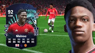 92 TOTS MOMENTS MAINOO PLAYER REVIEW | EA FC 24 ULTIMATE TEAM