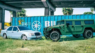 HUMMER H1 или 124 MERCEDES... ПРАВИЛЬНЫЙ ВЫБОР КОНТЕЙНЕРА В ГТА 5 РП(GTA 5 RP BURTON)