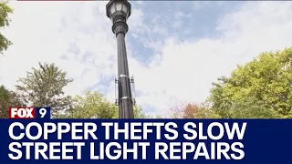 Rampant copper thefts slow street light repairs in St. Paul