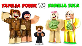 FAMILIA POBRE VS FAMILIA RICA (Brookhaven rp) #roblox  #youtube  #reels