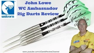 Unicorn John Lowe WC Ambassador 21g darts review