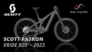 E-Bike Scott 2023 Patron Eride 920:Entdecke alle Details im Beratungsvideo mit Full-Suspension-Motor