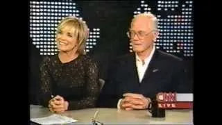 Dallas   Larry Hagman and Linda Gray on Larry King CNN Part 3