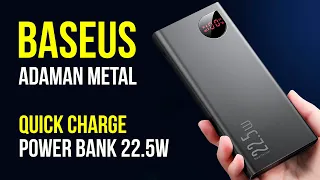Baseus Adaman Metal Digital Display Power Bank 22.5W - Внешний аккумулятор Baseus Quick Charge 22.5W