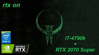 Quake 2 RTX Remaster test i7 4790k + 2070 Super 1080p