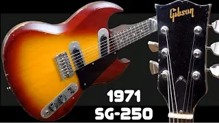 The Freaky, Fat and Flat SG | 1971 Gibson SG 250 Cherry Sunburst | Review + Demo