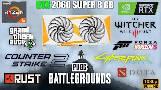 🔥 RTX 2060 Super 8 GB Benchmark - 8 Games in 2024