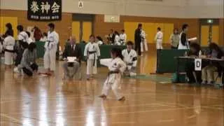 JKA 2013新潟県大会まひろ平安二段　Heiannidan by Mahiro(6-year-old girl)