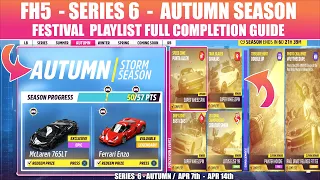 LIVE OPEN LOBBY - FH5 SERIES 5 AUTUMN FESTIVAL PLAYLIST HOW TO COMPLETE FH5 SERIES 5 AUTUMN EVENTS