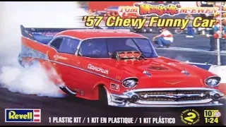 Model Kit Review- 1957 Chevy Funny Car Mongoose 1:24 Scale Revell 85-4305