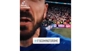 What Bonucci Screamed On Camera made England fan go crazy | Oh my goal.