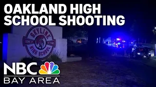 2 hurt, 2 detained in shooting at Oakland's Skyline High School graduation