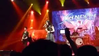 Xandria Nightfall & Blood on my hands (starts at 5.26) @ MFVF 12 Wieze 2014