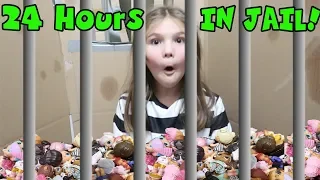 24 Hours In Box Fort Jail With ALL My LOL Dolls! 24 Hours Overnight In Box Fort Jail Challenge!