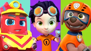 PAW Patrol Save the Carnival + Rusty Rivets & Mighty Express 🐷🤖🚃 | Cartoons for Kids