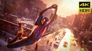 Marvel's Spider Man Miles Morales • 4K HDR Ray Tracing Mode Gameplay • PS5