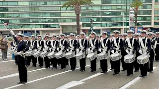 Escuela Naval - Desfile COMPLETO Cívico Militar 2024 - Lo Barnechea (4K-HD)