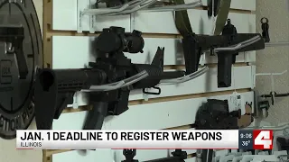 Deadline to register assault weapons in Illinois is Monday