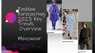 2023 Trends:  Fall/Winter 22/23 Menswear Fashion Forecast