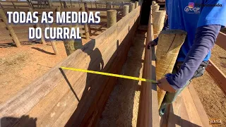 AS MEDIDAS DO CURRAL PARA VOCE PODER FAZER NA SUA FAZENDA.