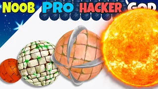 NOOB vs PRO vs HACKER vs GOD in Hopping Balls Run