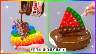 😍 TOXIC Storytime 🎃 So Tasty Watermelon Cake Tutorials | Easy Dessert Recipes