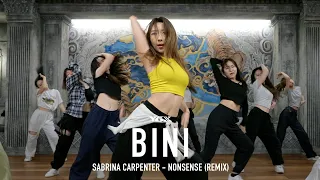 Sabrina Carpenter - Nonsense (Remix) with Coi Leray | Bini Choreography
