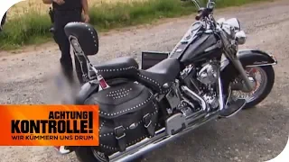 112 Dezibel!! Diese Harley ist viel zu laut für die Straße! | Achtung Kontrolle | kabel eins