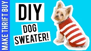 DIY DOG SWEATER! | Make Thrift Buy #41