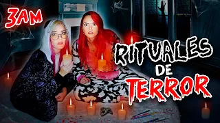 HICIMOS 4 RITUALES DE TERROR A LAS 3 AM😰​ (funcionaron) ft. MariiWof🐺​ | Jenny Devil😈