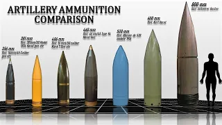 Artillery Ammunition Comparison (by Caliber)