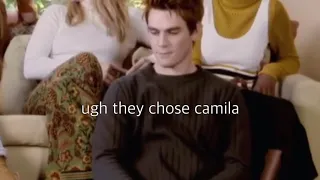 RIVERDALE CAST BEING RUDE TO CAMILA MENDES FOR 1 MINUET AND 30 SECONDS (read description!)