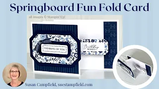 Springboard Fun Fold Cards: Create a unique fun fold card, April 2023 Crafternoon Creative Escape