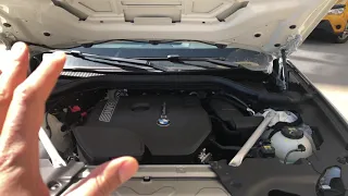 BMW X3 - How to add oil