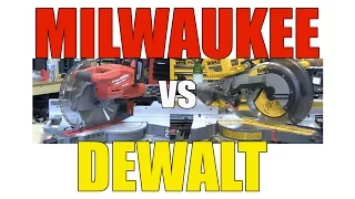 DeWALT Flexvolt vs Milwaukee Cordless Miter Saw - We Choose One