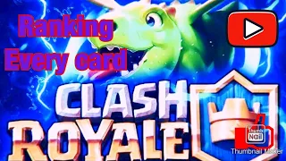 Ranking Every Single Card In Clash Royale In A Tier List (2020)