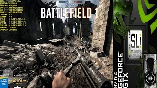 Battlefield 1 Ultra Settings 3440x1440 | GTX 1080 SLI | i7 5960X 4.4GHz