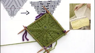 How to knit A.1 for the cloth in DROPS 170-34