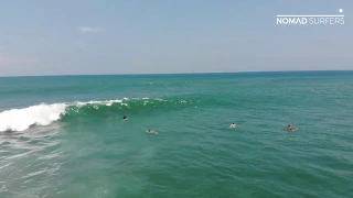 SURFING IN CANGGU (ECHO BEACH / SANDBAR ): NOMAD SURFERS