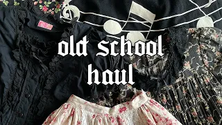 recent old school lolita purchases | buyee try-on haul