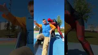 Deadpool saved mini boy😅 #tiktok