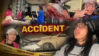 ITNA BURA ROAD ACCIDENT💥🚗 | Fatima & Rabia Ki Larai 😂 | Iqra Stairs Sy Gir Gae 😢