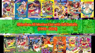 Shinchan All Movies List with full Details (1993 - 2024) | Crayon Shin-chan all Movies (1993-2024)