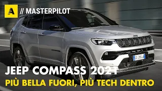 Nuova Jeep COMPASS 2021 | Restyling, nuovi interni e più tecnologia. Anche DIESEL