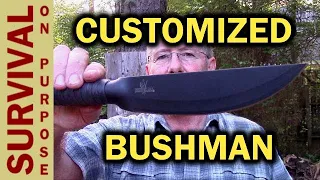 Cold Steel Bushman Budget Survival Knife - With Custom Mods